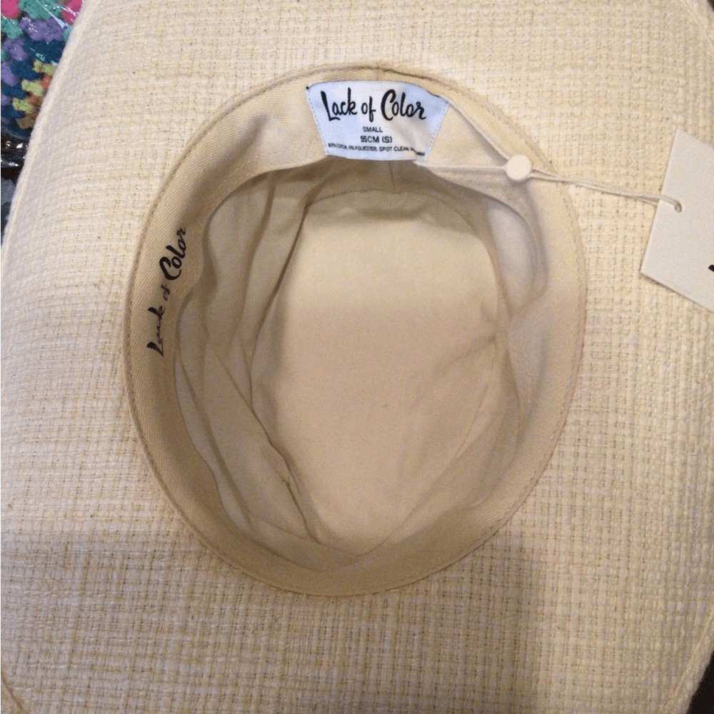 NEW ! Rare Textured Lack of Color cream cowgirl - Picture 3 of 4